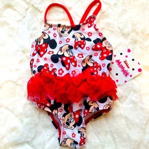 Disney Minnie Infants Swimsuit size 0-3 months NWT